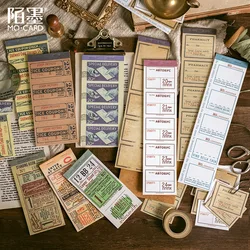 1set/1lot Memo Pads  Material Paper Antique notes Vintage Junk Journal Scrapbooking Cards Retro Background Decoration Paper