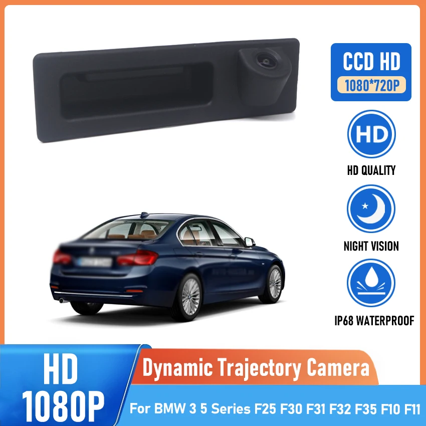 HD CCD Night Vision Trunk Handle Car Rear View Reverse Camera Backup Camera For BMW 3 5 Series F25 F30 F31 F32 F35 F10 F11