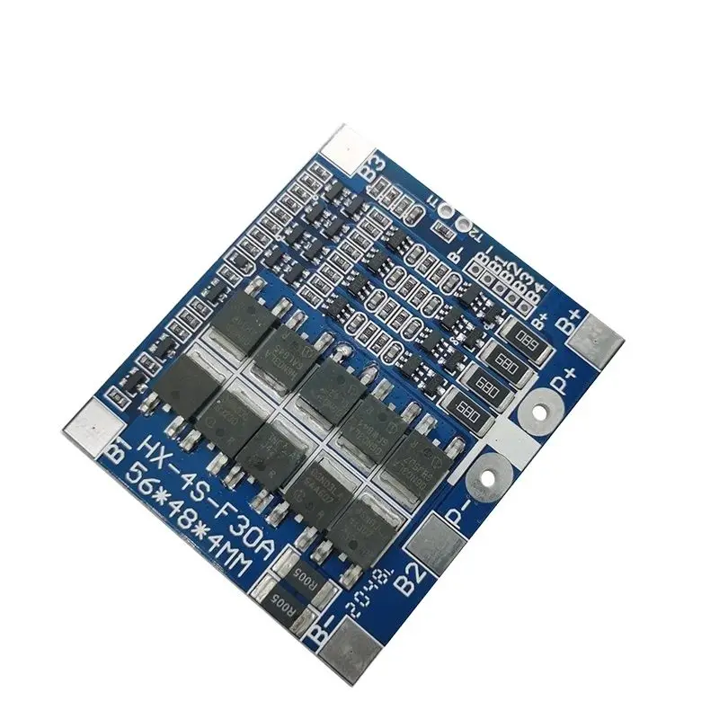 BMS 4S 30A 14.4V Balancer PCB 18650 Lipo Li-ion Lithium Battery Protection Board LiFePO4 4S BMS Balancing Charging Circuit PCM