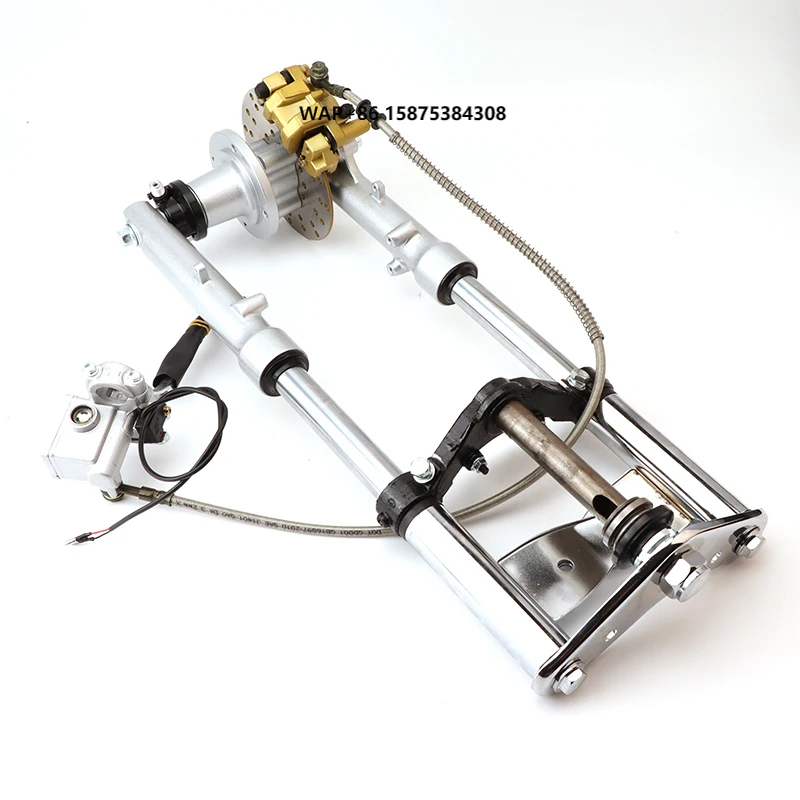 

Motorcycle Front Fork With Brake Caliper Disc Assembly for Honda Monkey Bike Z50 Accessories Spare Parts