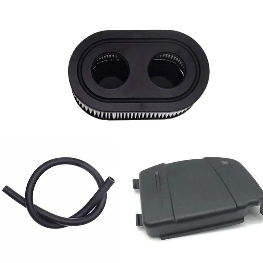

Black Air Filter Cover Kit for 550EX 725EXI 625EX 675EX 140cc Includes Air Filter Protective Cover and Fuel Pipe