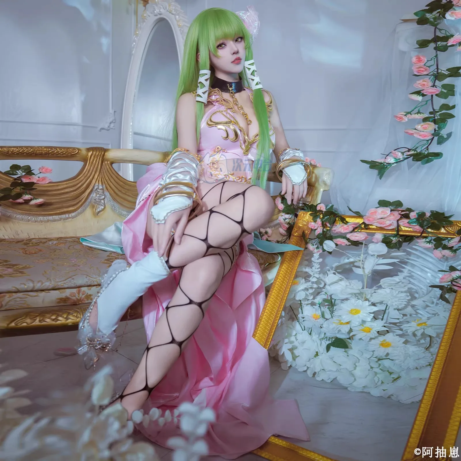 

Anime Codee Geass Lelouch of The Rebellion CC Cosplay Costume CC Lost Story Sexy Dress For Wmen Halloween Carnival Party Clothes