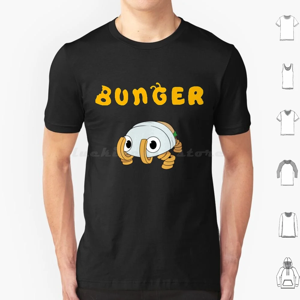 Bugsnax Bunger Gift Idea For Fans T Shirt Cotton Men Women Diy Print Bugsnax Gaming Strabby Bunger Cute Ps5 Adventure Funny Bug