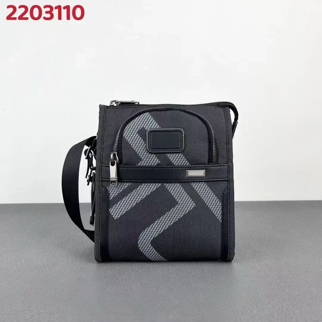 Alpha3 Series Men's Fashionable Small Square Crossbody Bag Casual Lightweight Nylon Single Shoulder Bag For Men