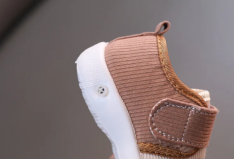 2026 Mit Geräusch Baby-Schuhe Frühling Herbst Kleinkind-Laufschuhe Neugeborenen-Lauflernschuhe für Jungen und Mädchen Rosa, Braun – Detail 19