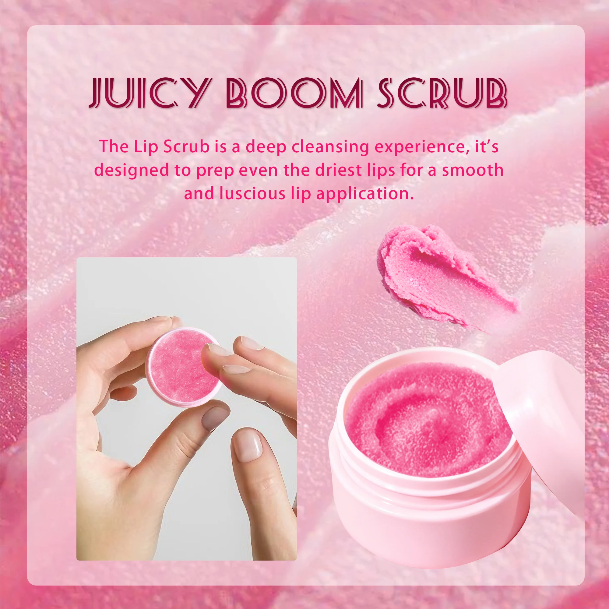 Set per la cura delle labbra da 3 pezzi/Maschera per labbra/Olio/Scrub, Colorato, per linee e imperfezioni delle labbra, idratante e lucida, cosmetici per la cura delle labbra