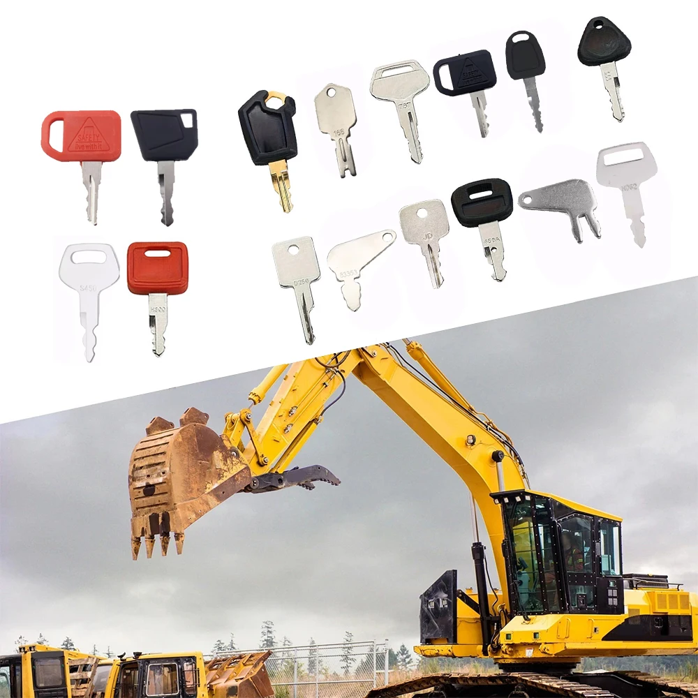 16PCS Heavy Equipment Key Set  - огляд і ціна Heavy Equipment Keys Master Set