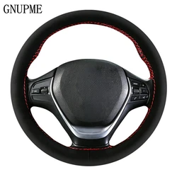 Anti-wear Auto Steering Wheel Cover DIY Suede Steering Wheel Car Anti-slip Breathable Soft Steering Covers 36cm 38cm 40cm