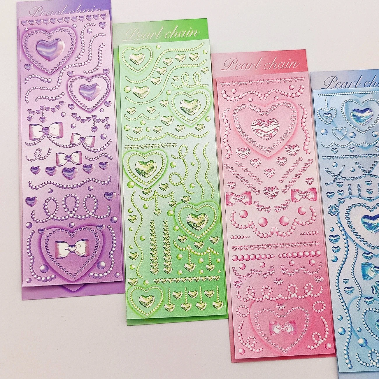 Korean Crystal Love Laser Sticker Scrapbooking Photo Album Idol Card Mobile Phone Decoration Material Kawaii Stationery Stickers