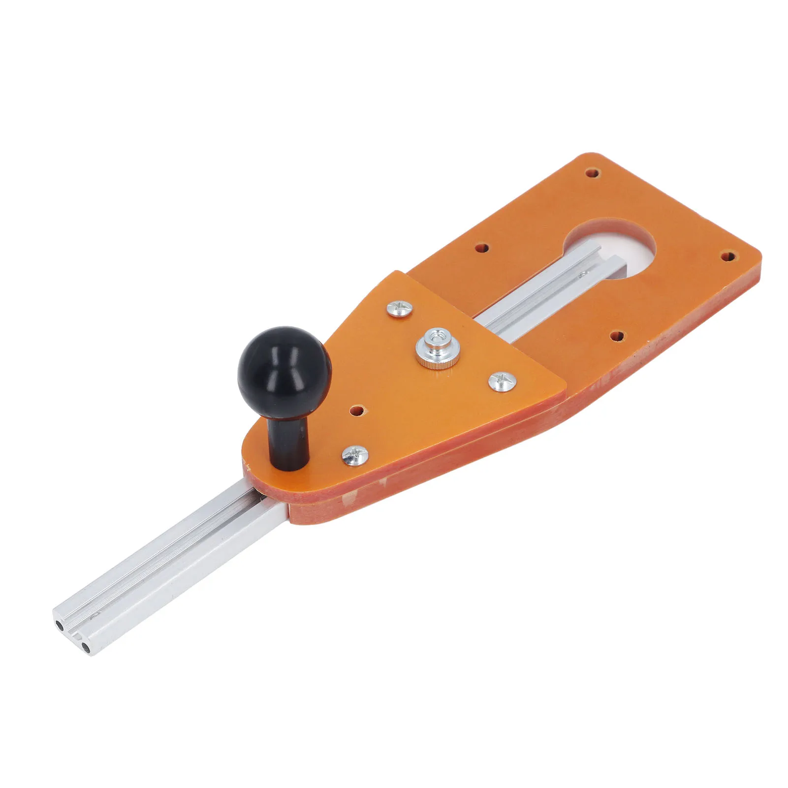 밀링 베이스 플레이트 라우터 슬롯팅 플레이트(260mm 레일 포함) 밸런스 밀링 베이스 플레이트 목공 트리밍 키트