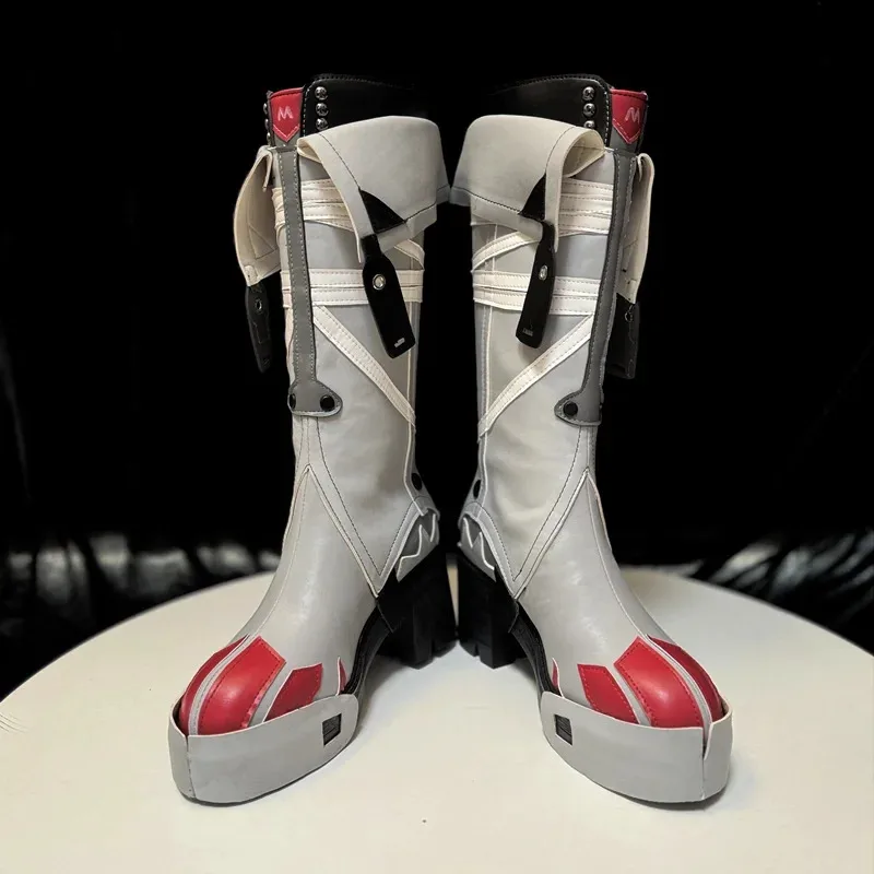 Jane Doe Scarpe Cosplay Gioco Zenless Zone Zero Cosplay/ZZZ Cosplay Jane Doe Scarpe Stivali Scarpe di Halloween Taglia 35-46 Personalizzato