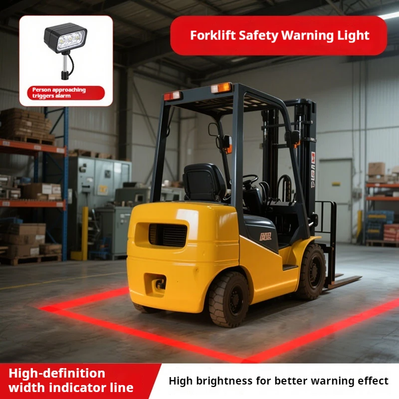 Forklift Safety Outline Light Straight Line Reversing Red And Blue Light Outline Laser Boundary Width Light Projection Light