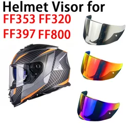 FF320 Visors for FF353 FF328 FF800 Motorcycle Helmet Visors UV Protection Visors Motorcycle Helmet Accessories Electroplated
