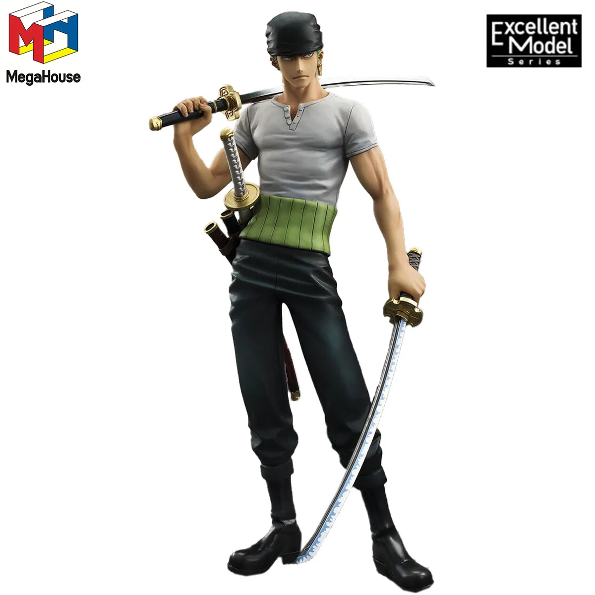 

100% Original in Stock MegaHouse Excellent Model One Piece Roronoa Zoro 10th Limited Ver. Collection Series Anime Figure