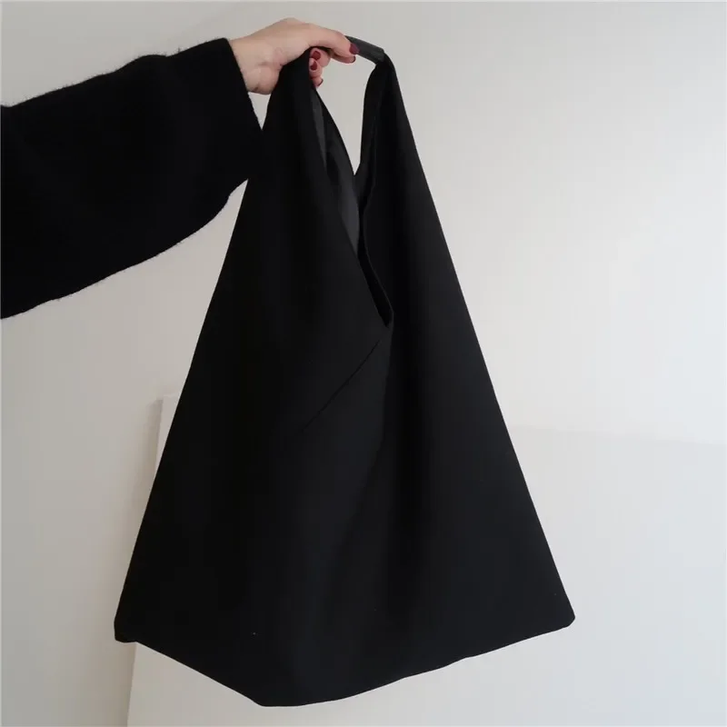 

Casual Canvas Women Shoulder Bags Designer Chic Handle Lady Handbags Simple Large Tote Bag Big Shopper Purses Female Bag 2022