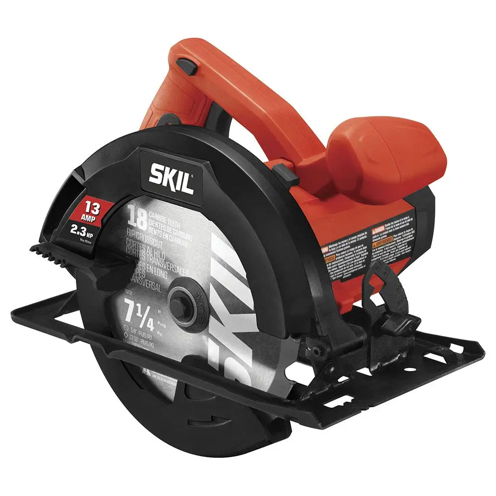 

13-Amp 7-1/4 Inch Circular Saw with Powerful Motor and Lightweight Design for Efficient Cutting