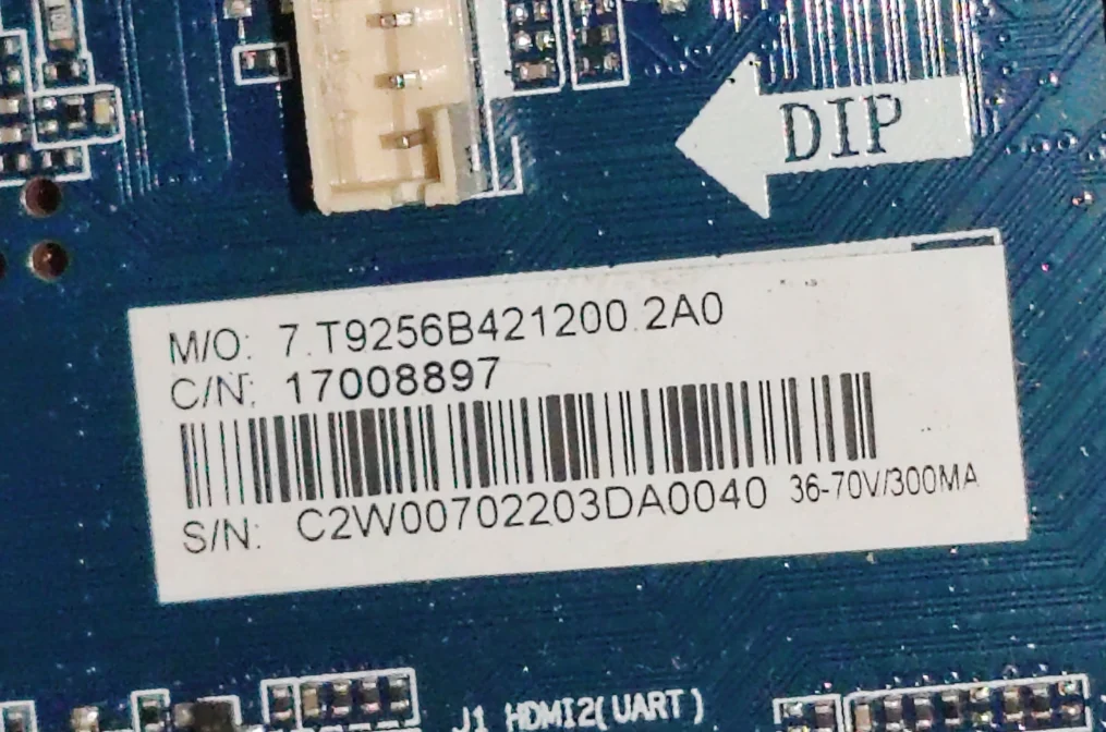 CV9256-B42 WiFi network TV three in one motherboard, physical photo, 2 specifications