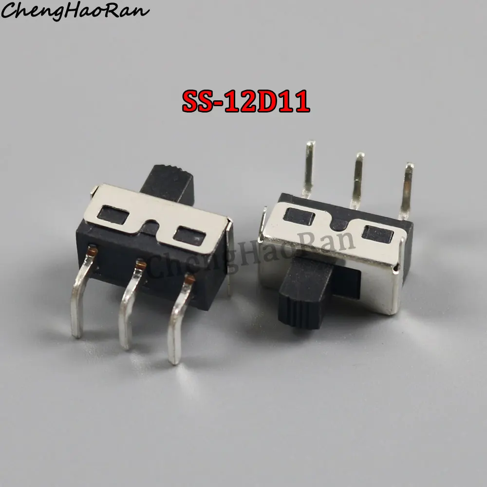 Тумблер, 2 шт., однорядный и двухрядный ползунковый переключатель, микродвижение, прямая вставка, горизонтальная раздвижная вторая передача, третья/секундная