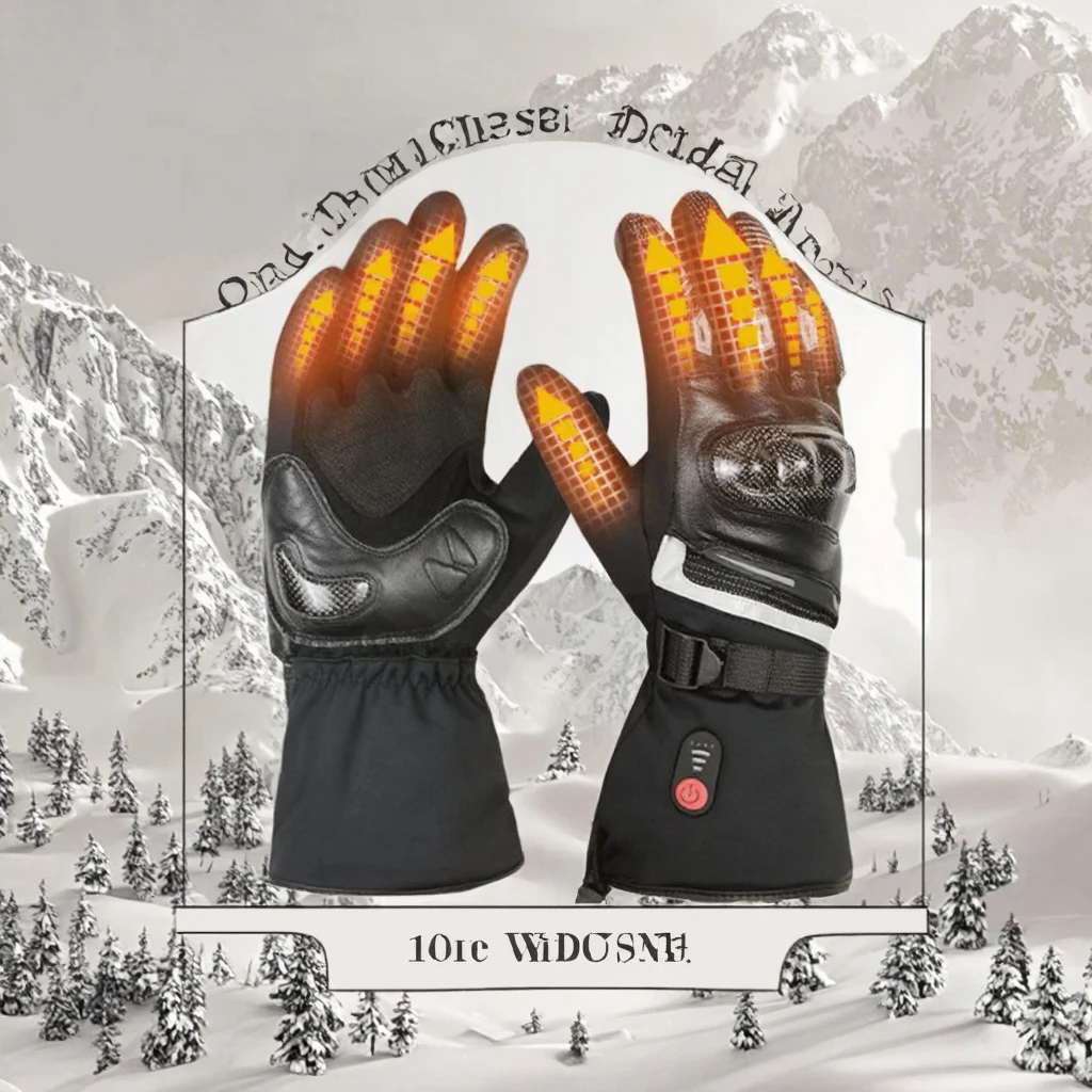 قفازات دراجات نارية مدفأة بجهد - مراجعة Motorcycle Glove Knuckle وسعره