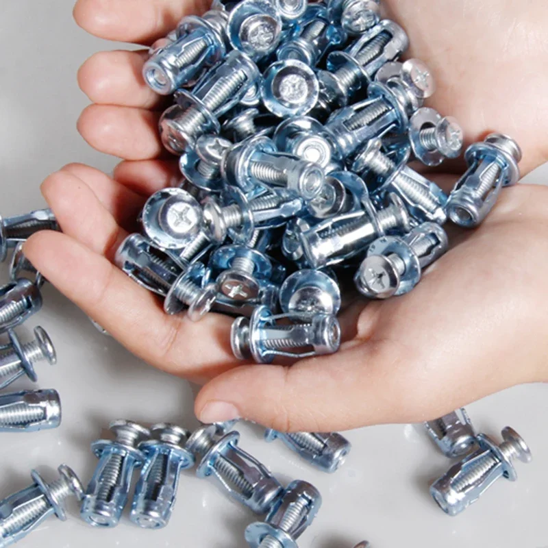 M4 M5 M6 Jack Nuts Screw Petal Shape Metal Rivet Nut Expansion Plugs Clamp Panel License Plate Lock Fixing Screw Bolt Rivetnut