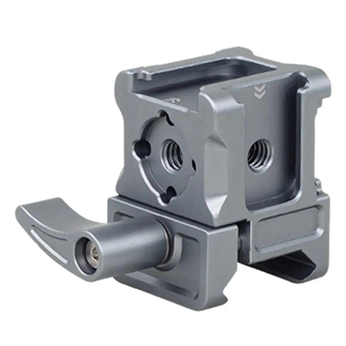 Triple Rail Mount Adapter Cold Shoe Extension Mount Monitor Holder Multi-Head Cold Shoe Adapter Aluminum Alloy