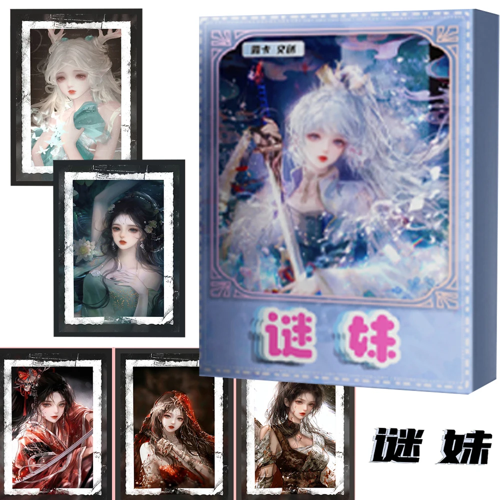 

Mysterious Sister Cards Goddess Story Series Anime Games Ancient Style Girl Beautiful Exquisite Character Card Kid Birthday Gift