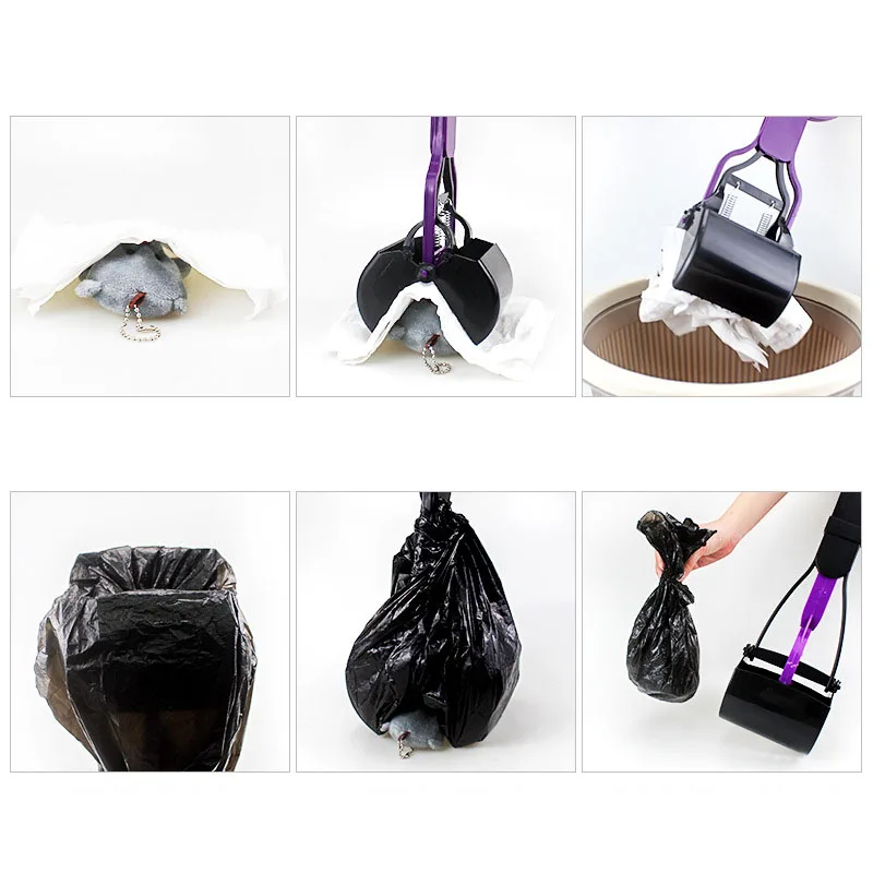 Feces Collector Foldable Shovel Excrement Collector Outdoor Dog Walking Clip Stool Apparatus Feces Cleaning Tool Pet Products