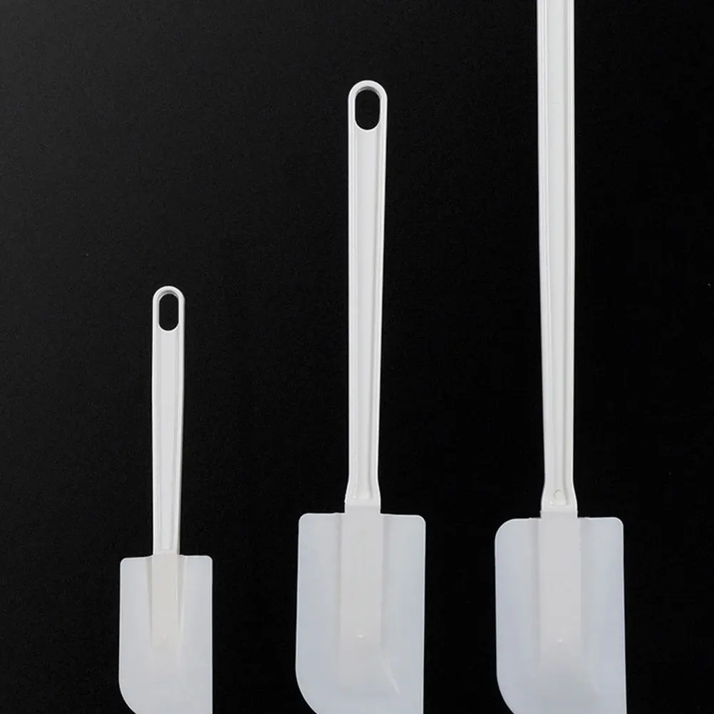 

3Pcs Silicone Baking Scrapers Set Non-Stick Heat-Resistant Kitchen Spatulas for Cake Decorating Pastry Cream Scraping Baking