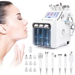 Top 1 versand kostenfrei 6 in 1 H2O2 Wasser Sauerstoff Jet Peel Schönheit Hautre inigung Hydra Derma brasion Gesichts maschine Wasser Aqua Peeling