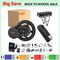 Bafang Ebike Mid Drive Motor 36V 500W 350W 250W BBS01B Electric Bicycle Conversion Kits CAN BUS,Hailong 36V Battery Compatible
