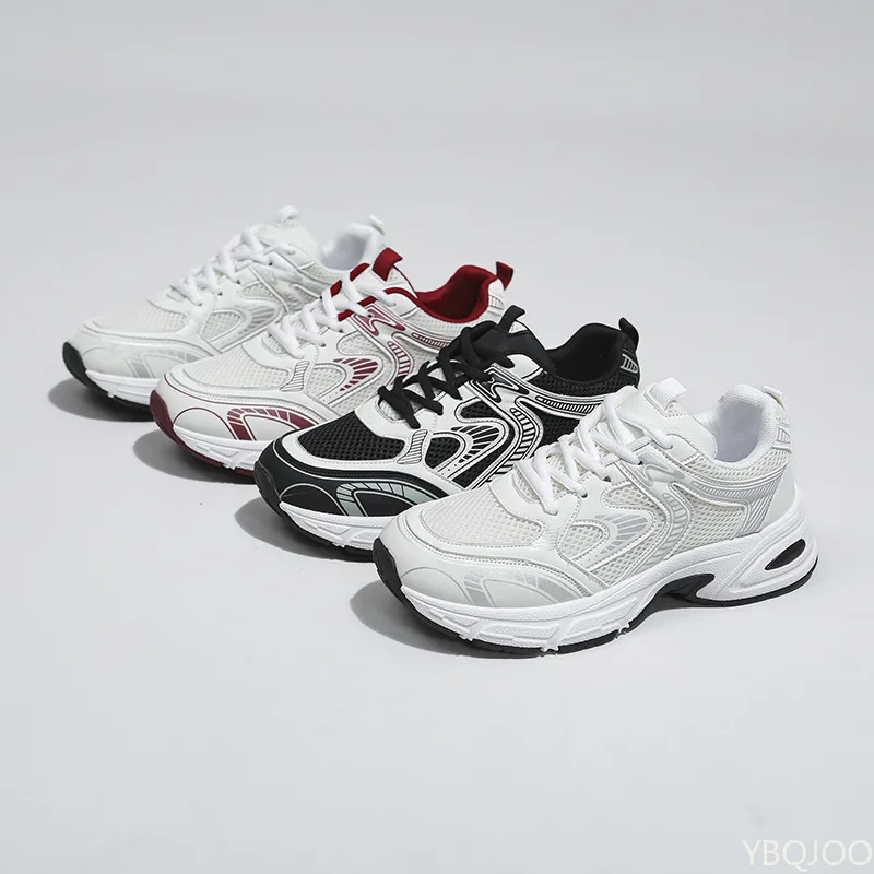 春秋の新作メッシュ厚底身長アップシューズ レディース おしゃれで万能なスニーカー カジュアルで快適なランニングシューズ