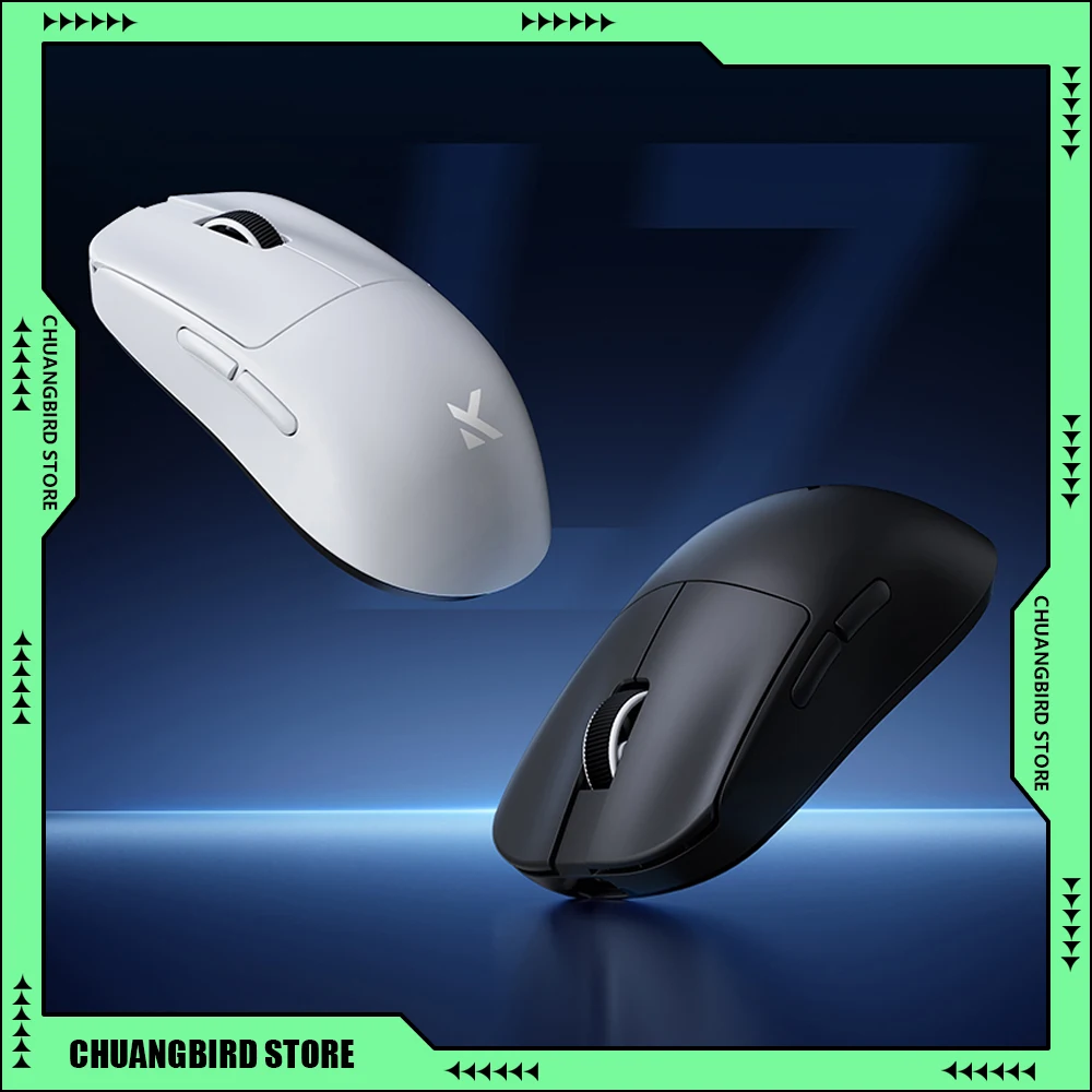 MCHOSE L7 Ultra Tri-mode Wireless Mouse 2.4G BT PAW3395 8K Rechargable Lightweight Laptop Esports Customized PC Portable Mice