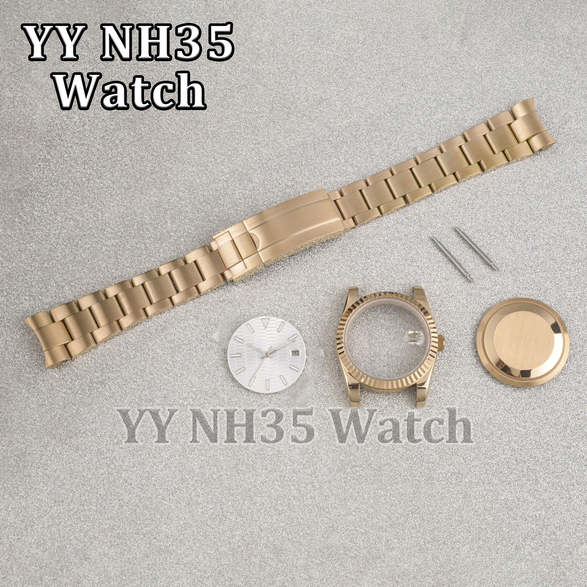 

Watch Parts 36mm/39mm Case for Datejust Watches 10ATM Waterproof Stainless Steel Watch Case Bracelet fit NH34/NH35/NH36 Movement