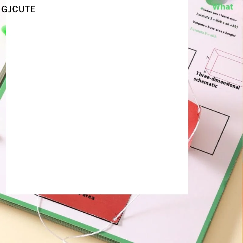 

1 Set Spatial Thinking Training DIY Math Learning Book 3D Geometry Quiet Book For Kids Montessori Educational Tracing Workbook