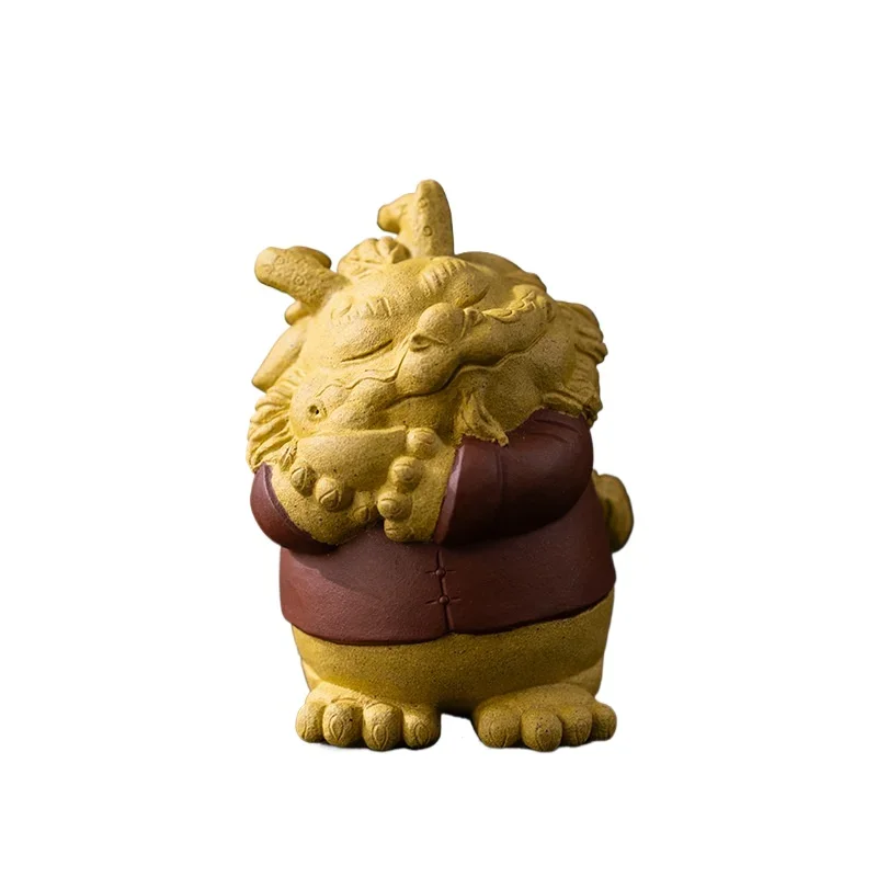 

Meditate on Xiaojinlong tea pet ornament