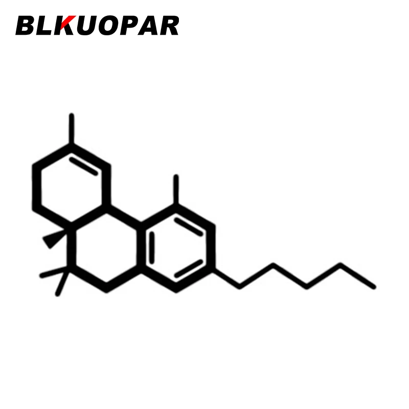 

BLKUOPAR Cannabis Formula Car Sticker Vinyl Die Cut Occlusion Scratch Funny JDM Decal Skateboard Laptop Trunk Car Accessories