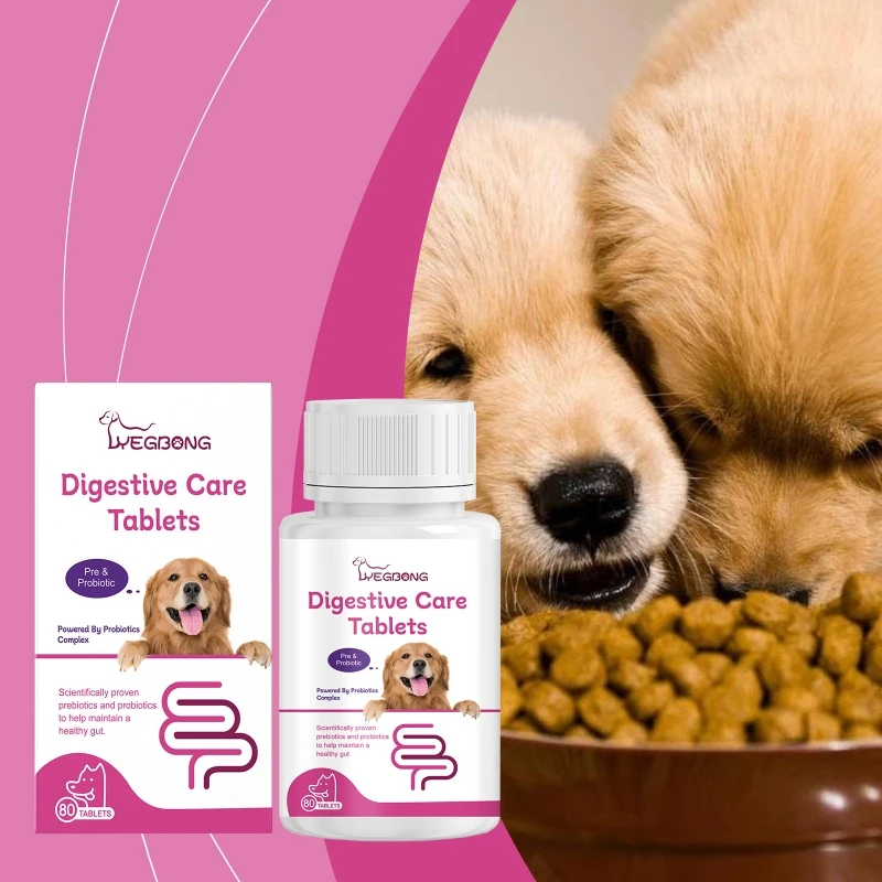 Probiotics for Dog Gut Balances Chewables Dog Digestive Probiotics Tablets