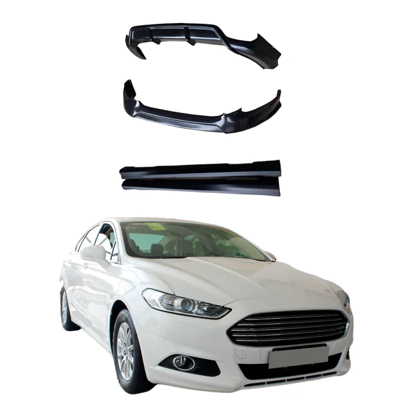 

Комплект широкого кузова для Ford Mondeo 2013, 2014, 2015, 2016, полипропиленовые системы кузова автомобиля включают губы переднего бампера, губы заднего бампера, боковую юбку