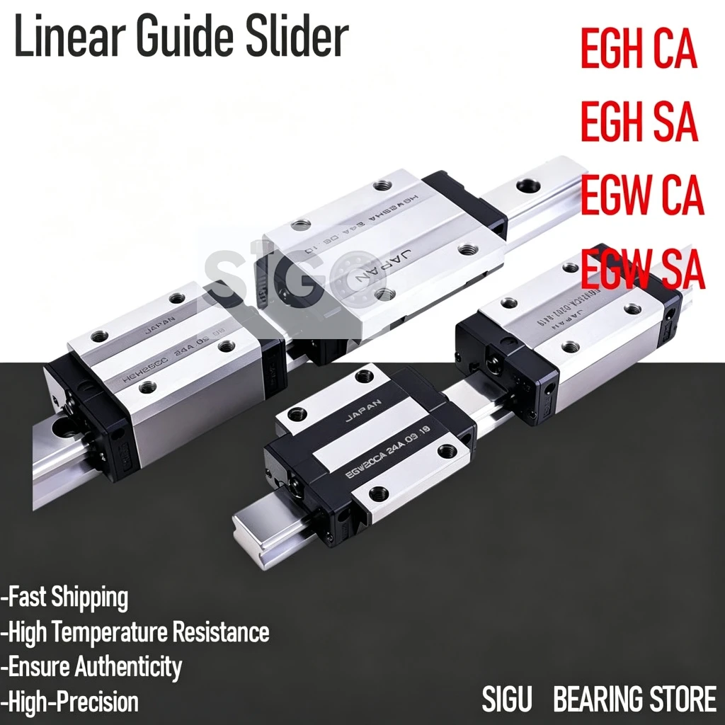 Japan Imported Linear Guide Slider EGH25CA EGH25SA EGW25CA EGW25SA EGH30CA EGH30SA EGW30CA EGW30SA EGR25 EGR30