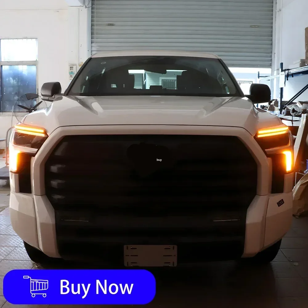 

Для Toyota Tundra Sequoia 2022-2023 обновление авто фары в сборе динамические светодиодные дневные ходовые огни автомобильные аксессуары инструменты