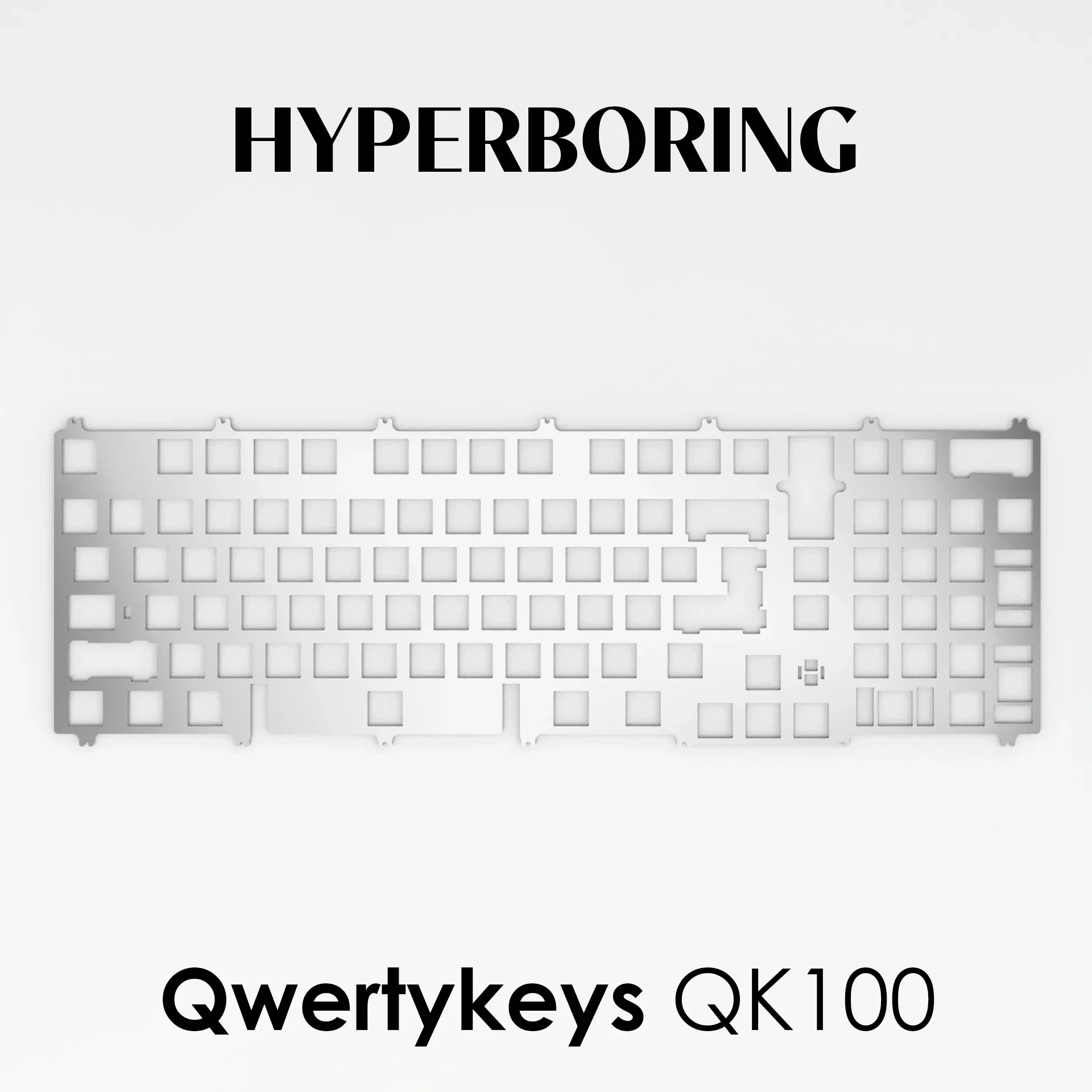 Imagem -04 - Qwertykeys-teclado Placa Montada Stab pc Pom Fr4 Qk100