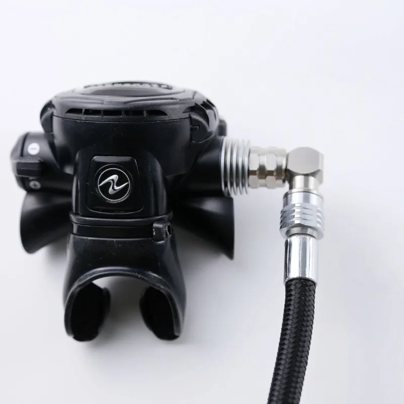 Diving back fly jacket side hanging with secondary adapter titanium alloy stainless steel 90 degrees 110 degrees 9/16-18
