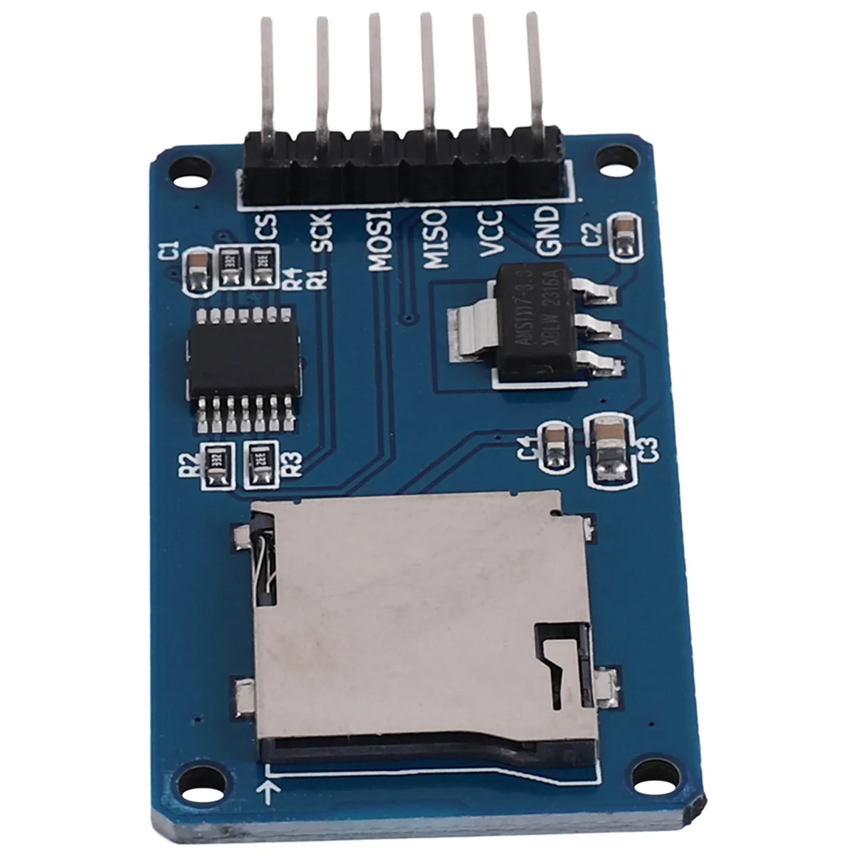 Leitor RISEN SPI mini cartão de memória SD módulo de proteção de cartão de memória TF para Arduino