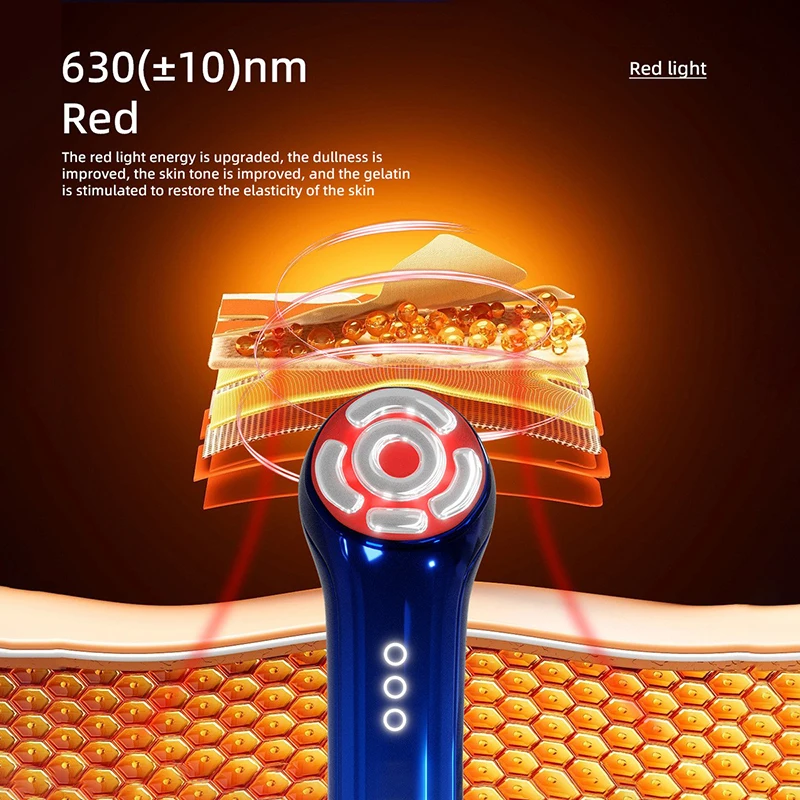 EMS Beauty Device For Facial Lifting, Tightening, Red Light Rejuvenation, And Multifunctional Home Use