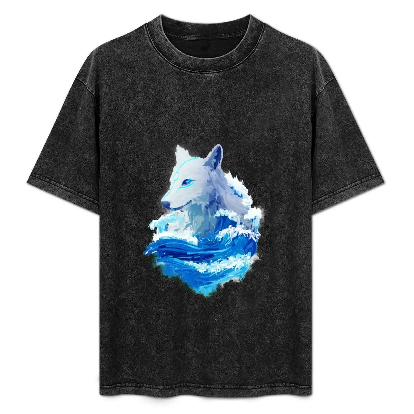 

Wolf Wave T-Shirt shirts graphic tees boys whites blue lock sweat shirts, men