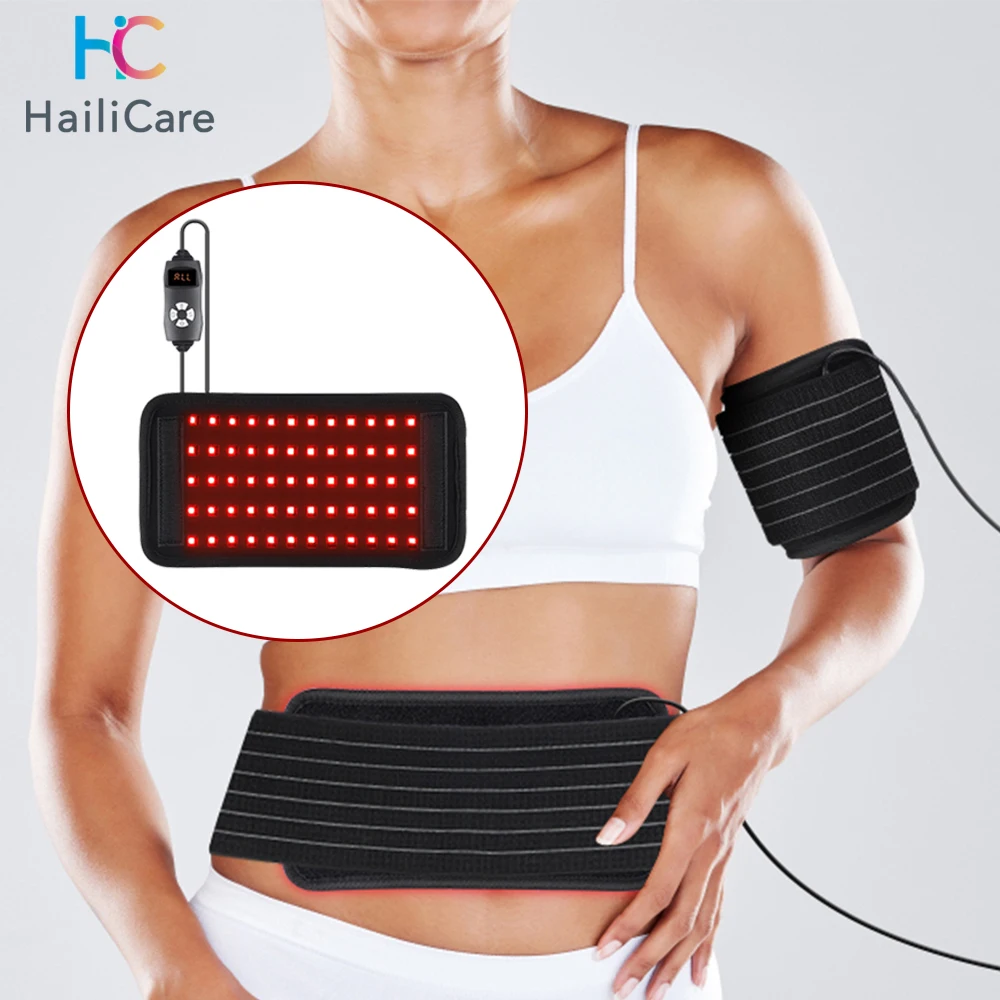 

Infrared Light LED Healthcare Belt Waist Red Light Heating Massage Belt Pad Lumbar Back Waist Massager For Muscle Body Relief