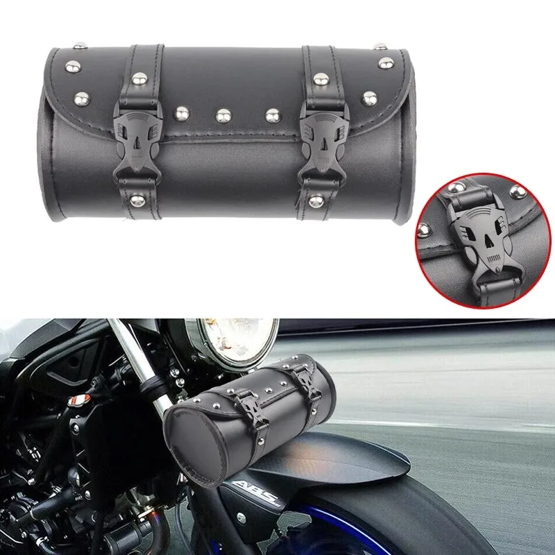 

Durable Waterproof Motorcycle Saddlebag with Quick Release Buckle and Universal Fit for Handlebar and Front Fork Bike Accessorie