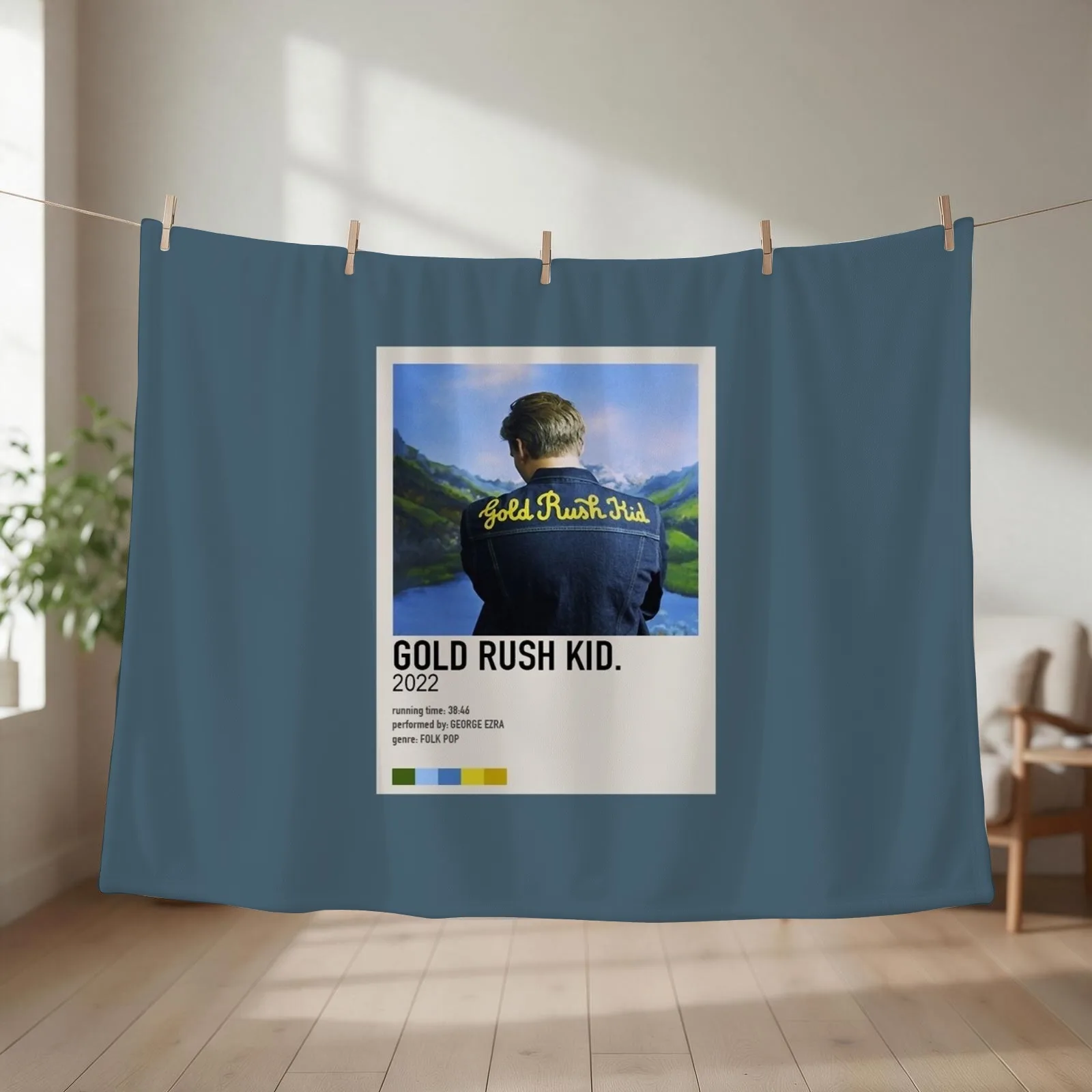 George Ezra Throw Blanket couch cozy soft plush fuzzy picnic outdoor blanket