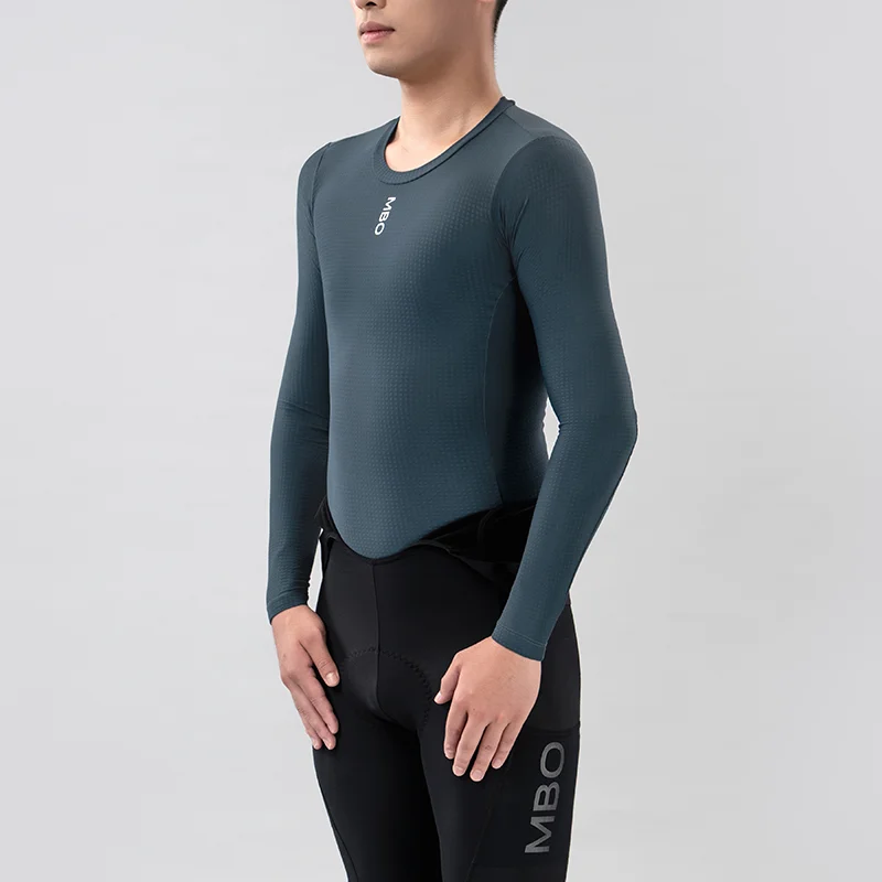 MBO Cycling Men's Base Layers Thermal Cycling Underwear Winter Man Second Skin Cycling Undershirt Bottoms Fleece Vest MTB B140