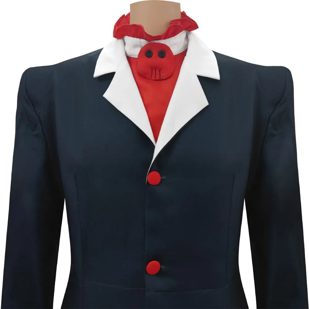 Anime Helluva Boss Blitzo Cosplay Costume Party Uniform Suit with Tail Halloween Outfit for Men Women Custom